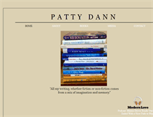 Tablet Screenshot of pattydann.com